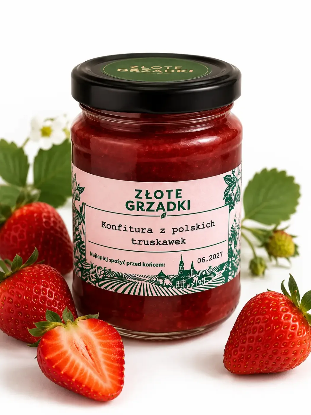 Konfitura truskawkowa niskosłodzona 315 g