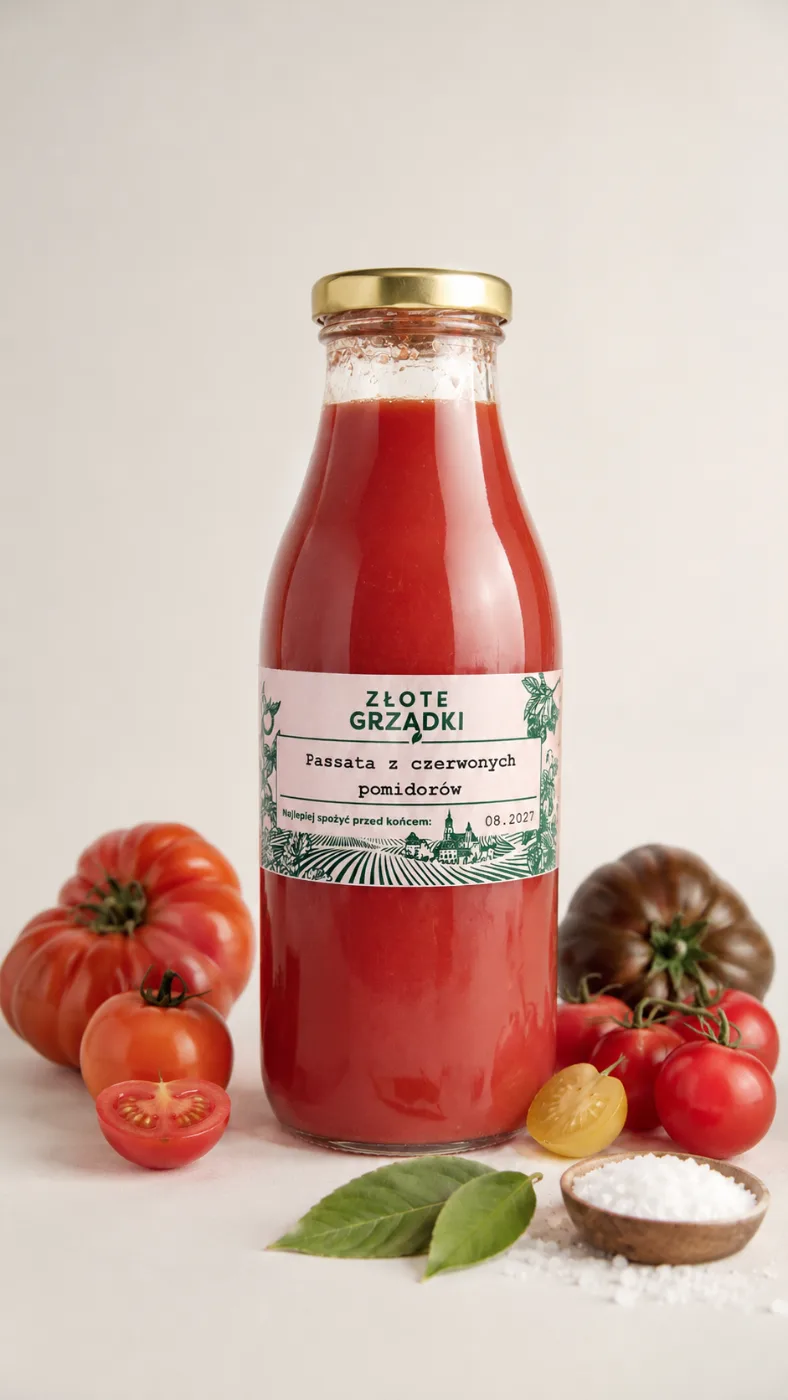 Passata z czerwonych pomidorów 500 ml
