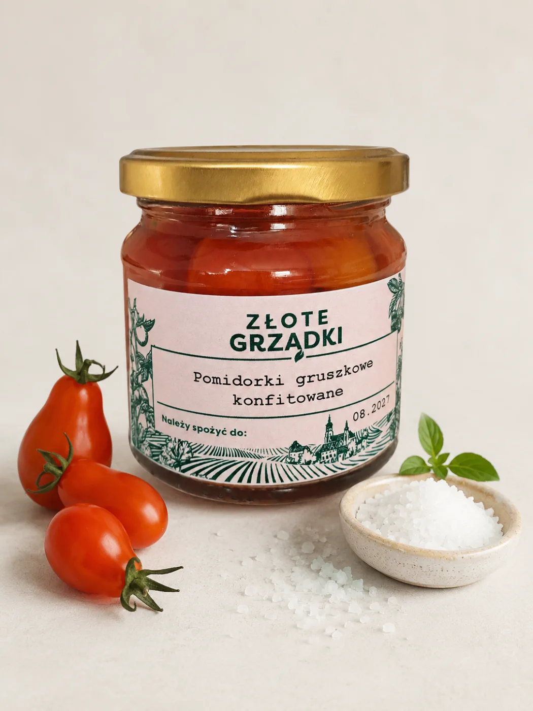 Pomidorki gruszkowe konfitowane 200 ml
