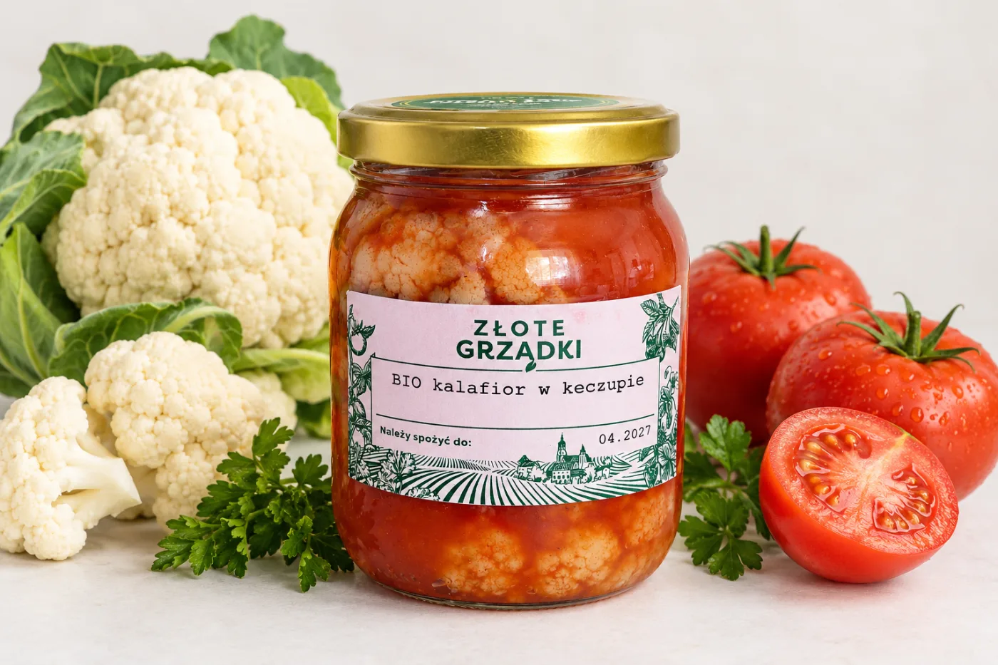 BIO kalafior w ketchupie 500g